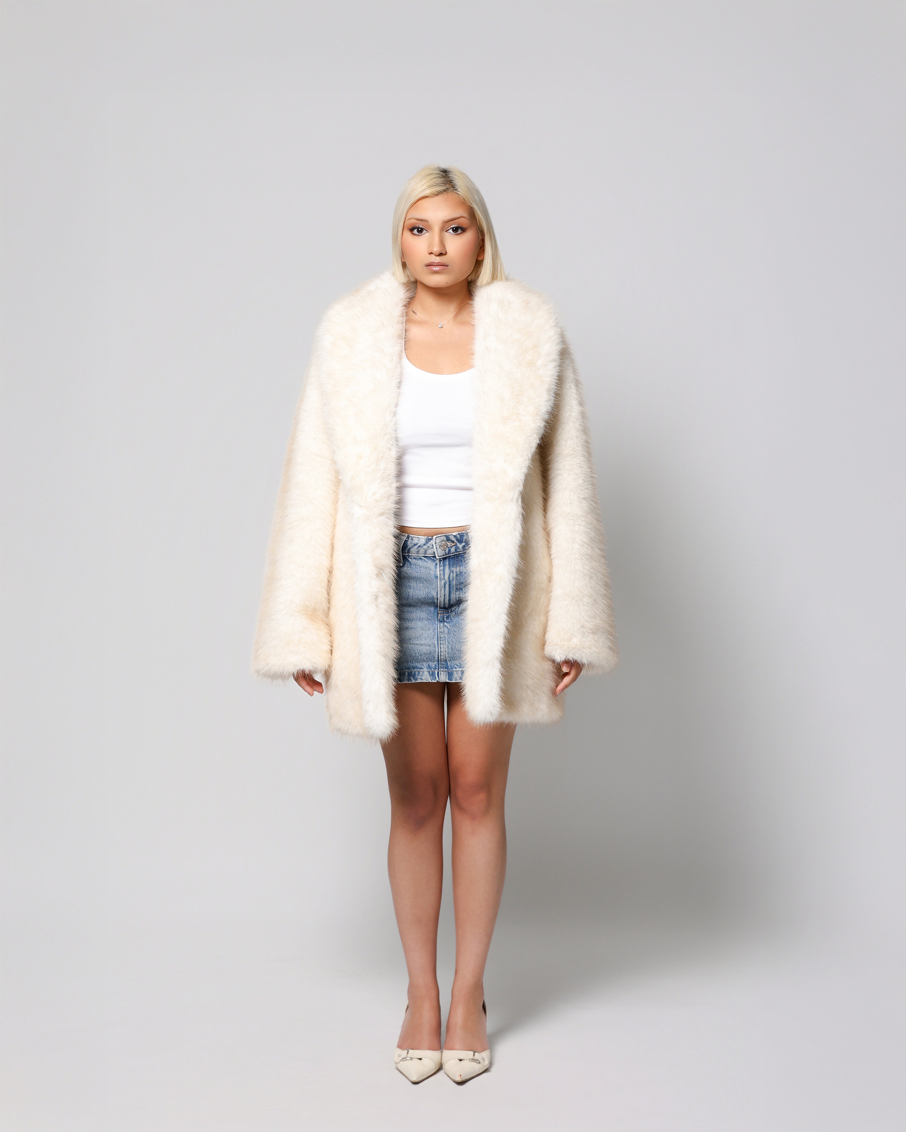 LUISA COAT - SNOW