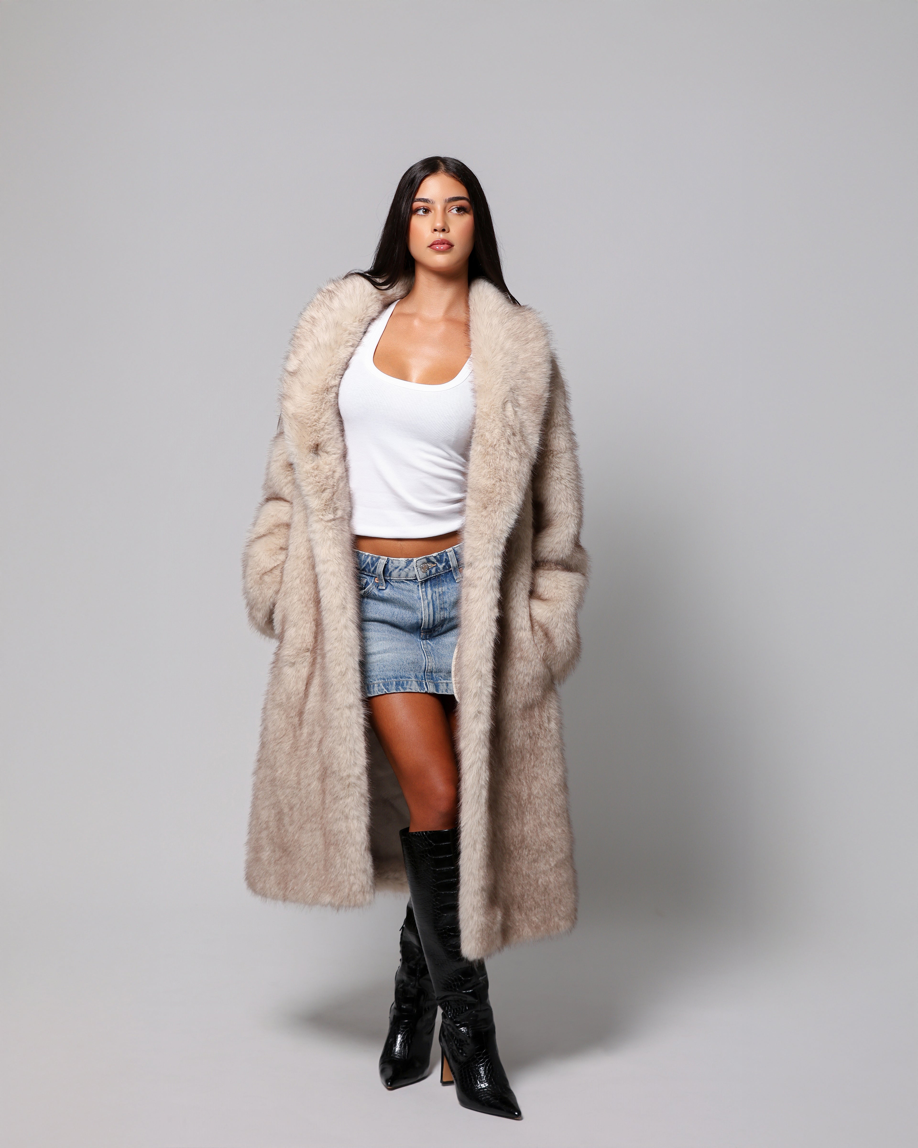 SKADI COAT - WOLF