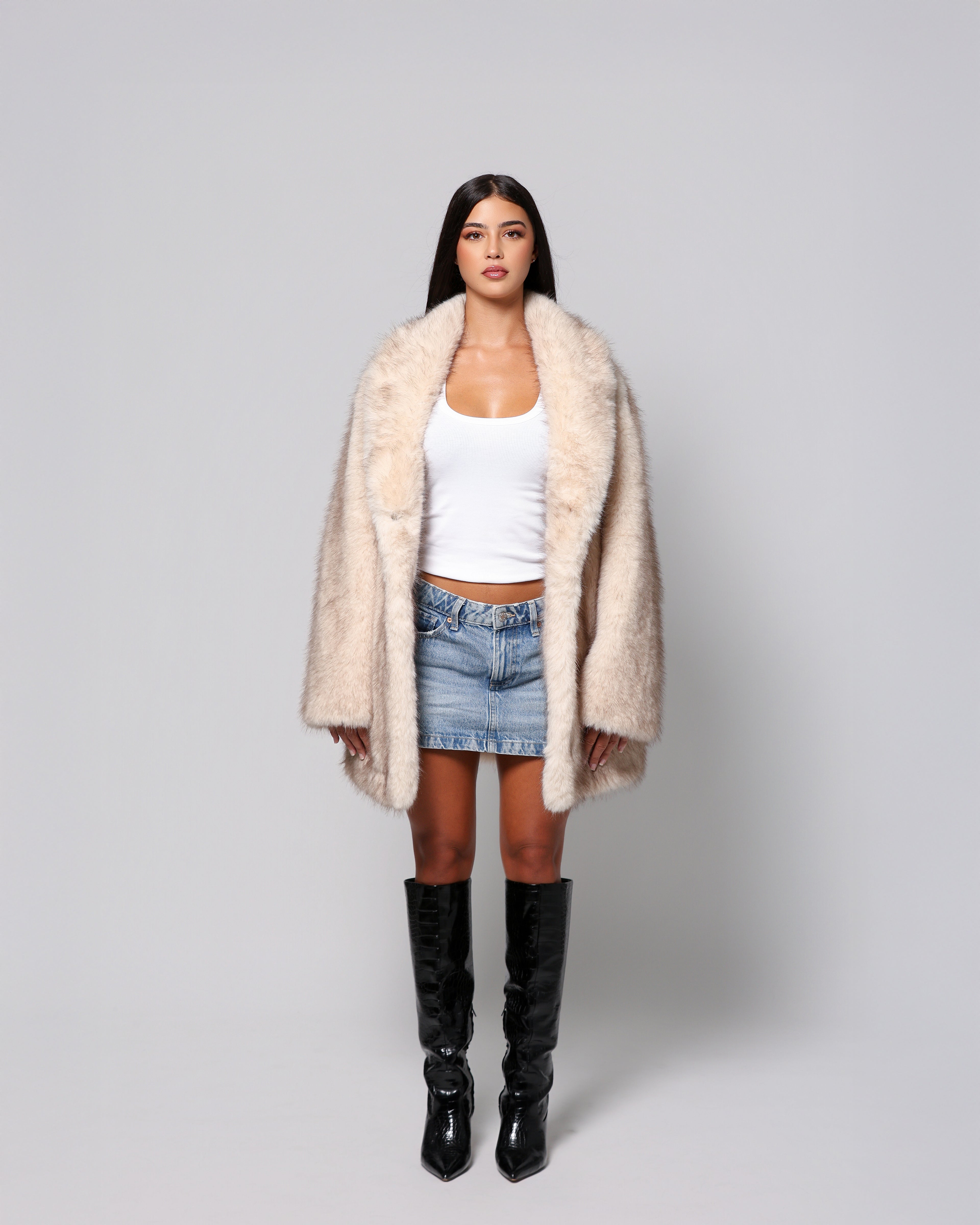 LUISA COAT - FAWN