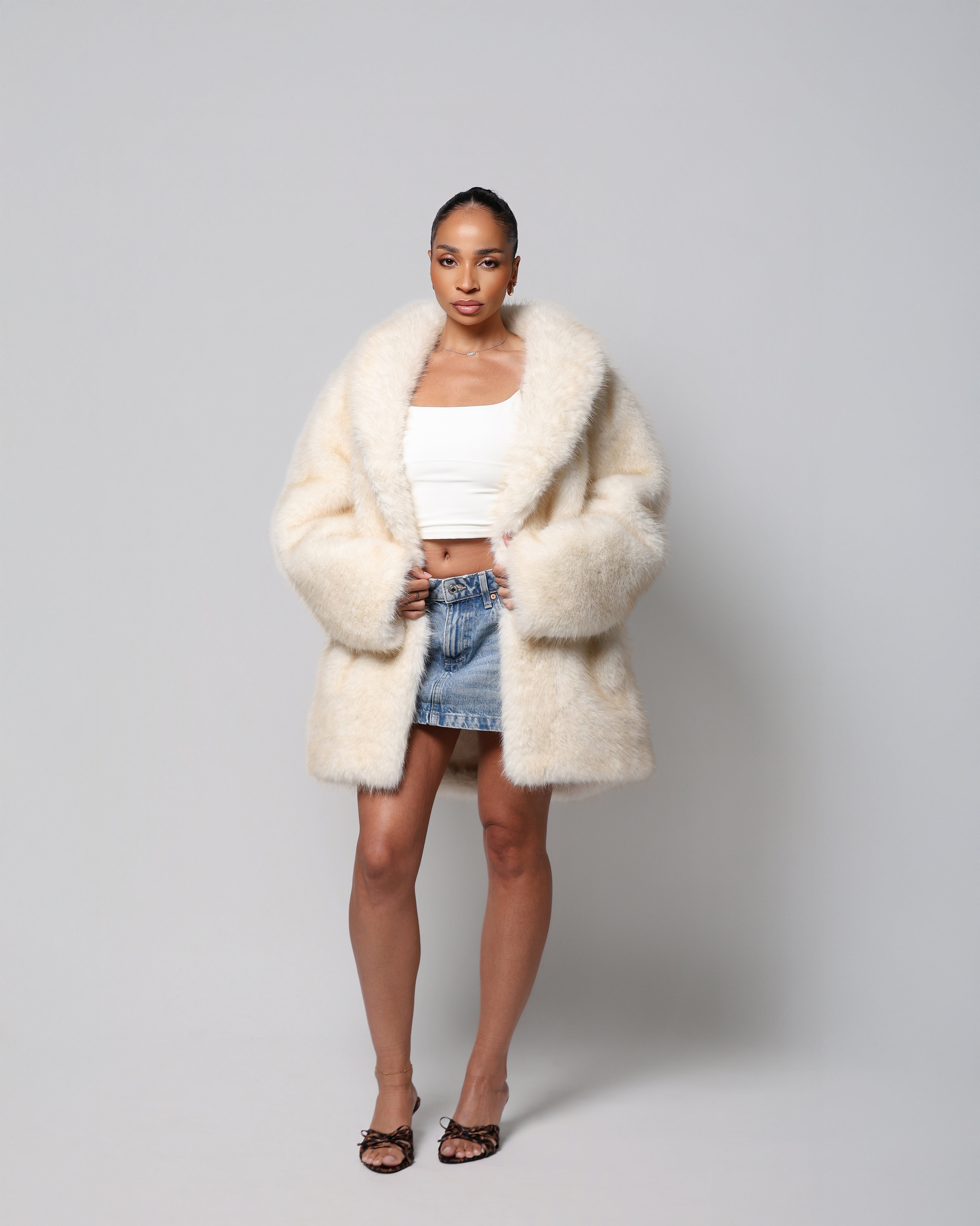 LUISA COAT - SNOW